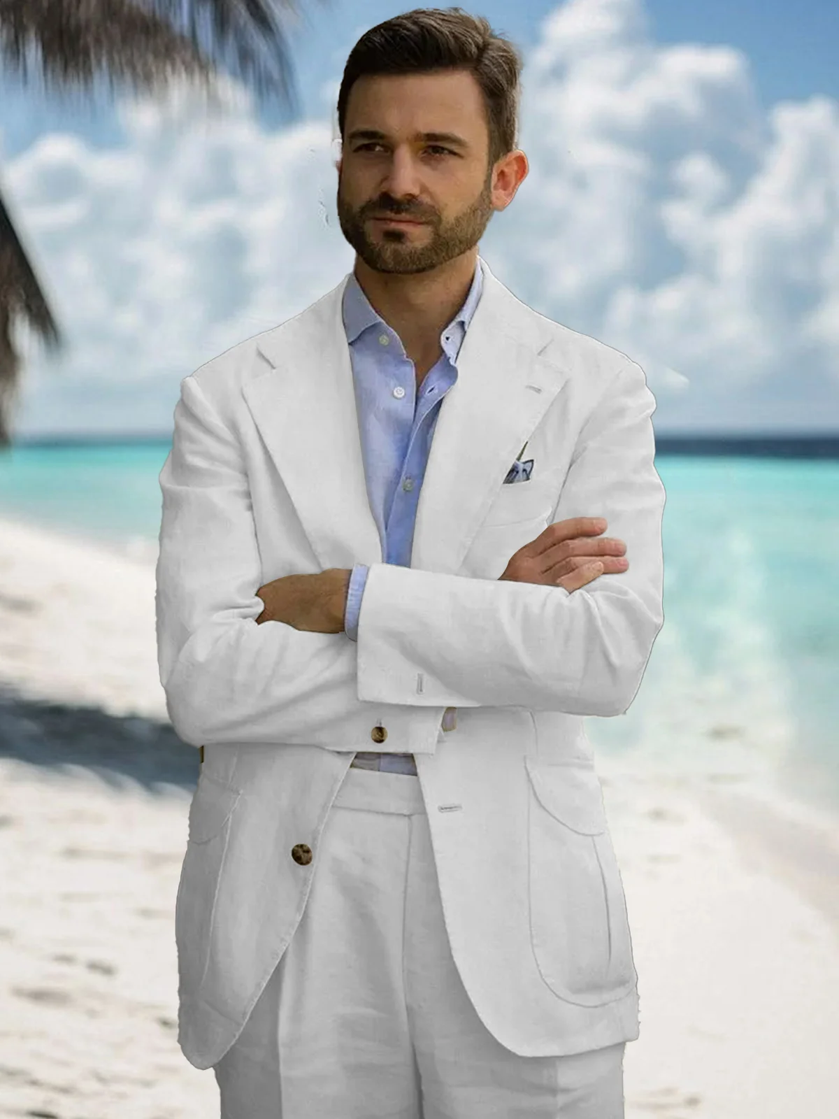 Beach Summer Linen Suit for Men Slim Fit Man 2 Piece Outfit Set Blazer with Pants Wedding Ternos Para Hombre Americana Hombre
Beach Summer Linen Suit for Men Slim Fit Man 2 Piece Outfit Set Blazer with Pants Wedding Ternos Para Hombre Americana Hombre