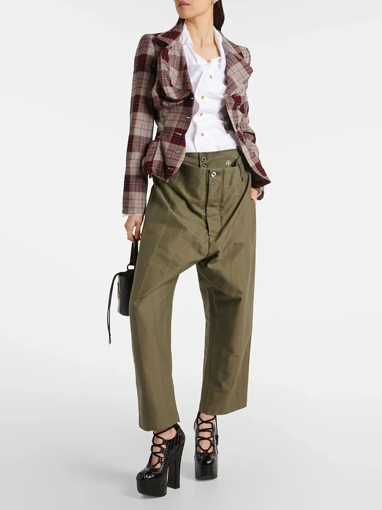 Woman clothingy2k fall and winter Saturn embroidery double waist loose cotton Woman trousers2024fashion casual large femme pants
Woman clothingy2k fall and winter Saturn embroidery double waist loose cotton Woman trousers2024fashion casual large femme pants