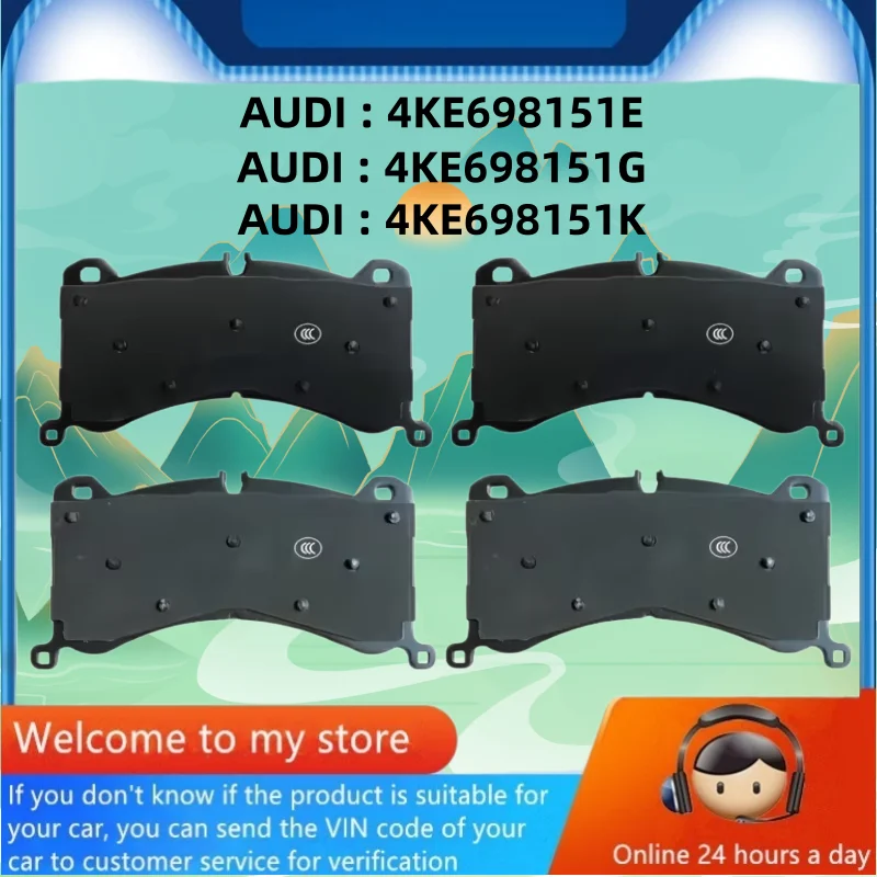 For Audi e-tron quattro Sportback Q8 E-TRON Front Brake Pad 4KE698151E 4KE698151G 4KE698151K/Auto Accessories-22064
For Audi e-tron quattro Sportback Q8 E-TRON Front Brake Pad 4KE698151E 4KE698151G 4KE698151K/Auto Accessories-22064