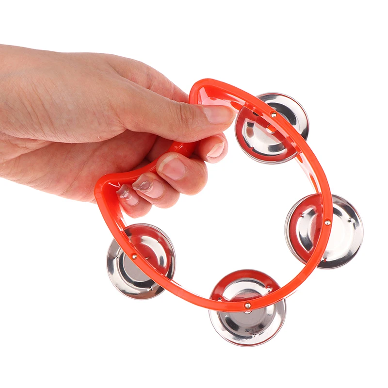 Kindergarten Hand-held Tambourine Metal Bells Plastic Rattle Ball Percussion KTV Party Kids Game Musical Instrument
Kindergarten Hand-held Tambourine Metal Bells Plastic Rattle Ball Percussion KTV Party Kids Game Musical Instrument