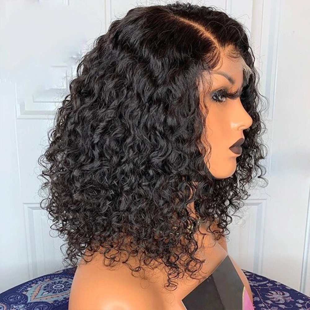 Short Bob Kinky Curly Wigs Human Hair Frontal Wig 4x4 Closure 13x4 Lace Front Wigs Transparent Natural Hairline Wig Human Hair
Short Bob Kinky Curly Wigs Human Hair Frontal Wig 4x4 Closure 13x4 Lace Front Wigs Transparent Natural Hairline Wig Human Hair