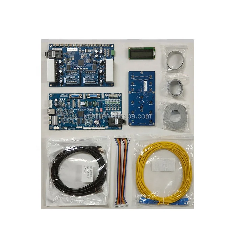 Jucaili Hoson XP600 Board Kit for Double Dx10 Dx11 XP600 Printhead Board Set for Inkjet Printer Network Port Fiber Version
Jucaili Hoson XP600 Board Kit for Double Dx10 Dx11 XP600 Printhead Board Set for Inkjet Printer Network Port Fiber Version