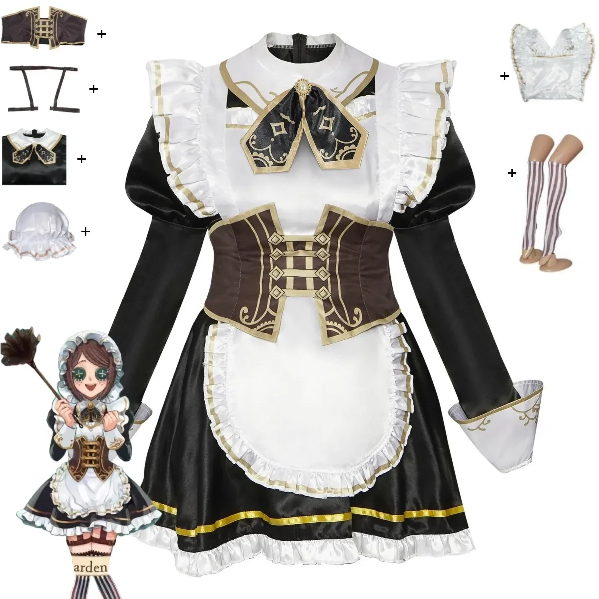 Game Identity ⅤTracy Reznik Mechanic Cosplay Costume Manor Tea Party Women Lovely Maid Outfit Dress Uniform Play Halloween Suit
Game Identity ⅤTracy Reznik Mechanic Cosplay Costume Manor Tea Party Women Lovely Maid Outfit Dress Uniform Play Halloween Suit