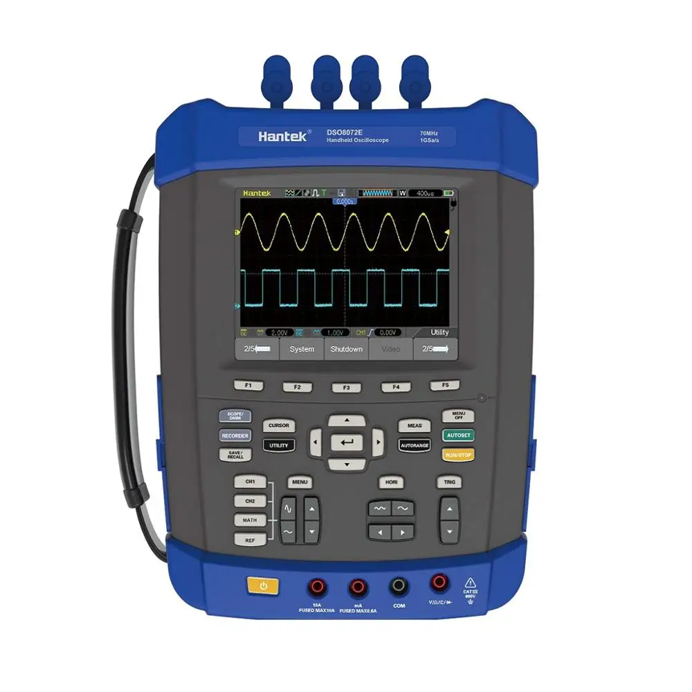 Hantek DSO8072E 6 in 1 Oscilloscope/Recorder/DMM/Spectrum Analyzer/Frequency Counter/Arbitrary Waveform Generator
Hantek DSO8072E 6 in 1 Oscilloscope/Recorder/DMM/Spectrum Analyzer/Frequency Counter/Arbitrary Waveform Generator