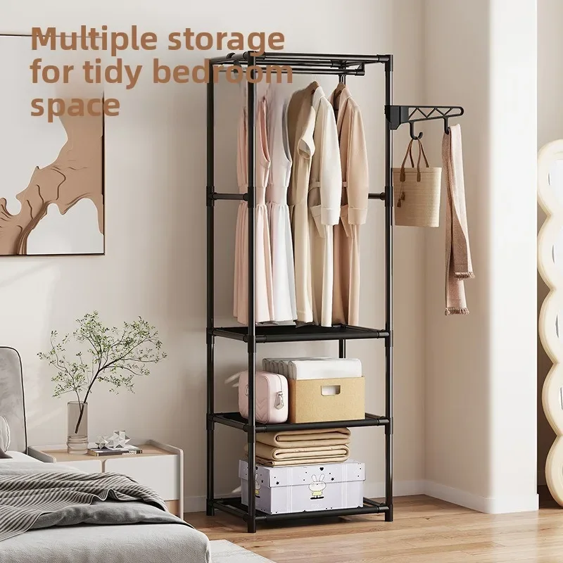 Minimalist Simple three-row multi-functional storage hanger household bedroom floor rack coat rack
Minimalist Simple three-row multi-functional storage hanger household bedroom floor rack coat rack