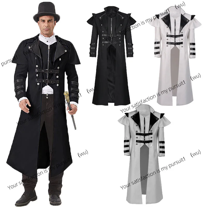 Хэллоуин Средневековое вращение работы Суд Банкетная одежда Застежка-молния Сплит-вилка Длинная ветровка Одежда для выступлений на сцене
Хэллоуин Средневековое вращение работы Суд Банкетная одежда Застежка-молния Сплит-вилка Длинная ветровка Одежда для выступлений на сцене