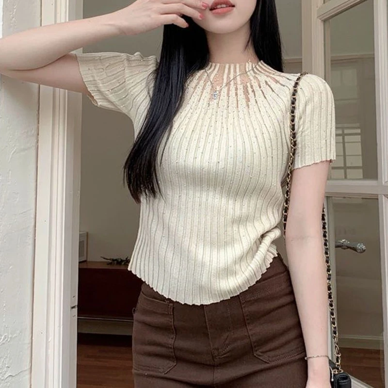 Women Clothing Hollow Out Patchwork Street Casual Blouse Spring New Solid Long Sleeve Polo Neck Korean Shirt Tops Casual Fashion
Women Clothing Hollow Out Patchwork Street Casual Blouse Spring New Solid Long Sleeve Polo Neck Korean Shirt Tops Casual Fashion