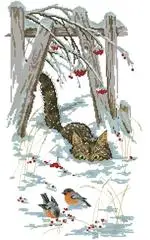 The cat in the snow Cross stich Kits Homfun Craft Cross Stich Painting Decorations For Home
The cat in the snow Cross stich Kits Homfun Craft Cross Stich Painting Decorations For Home