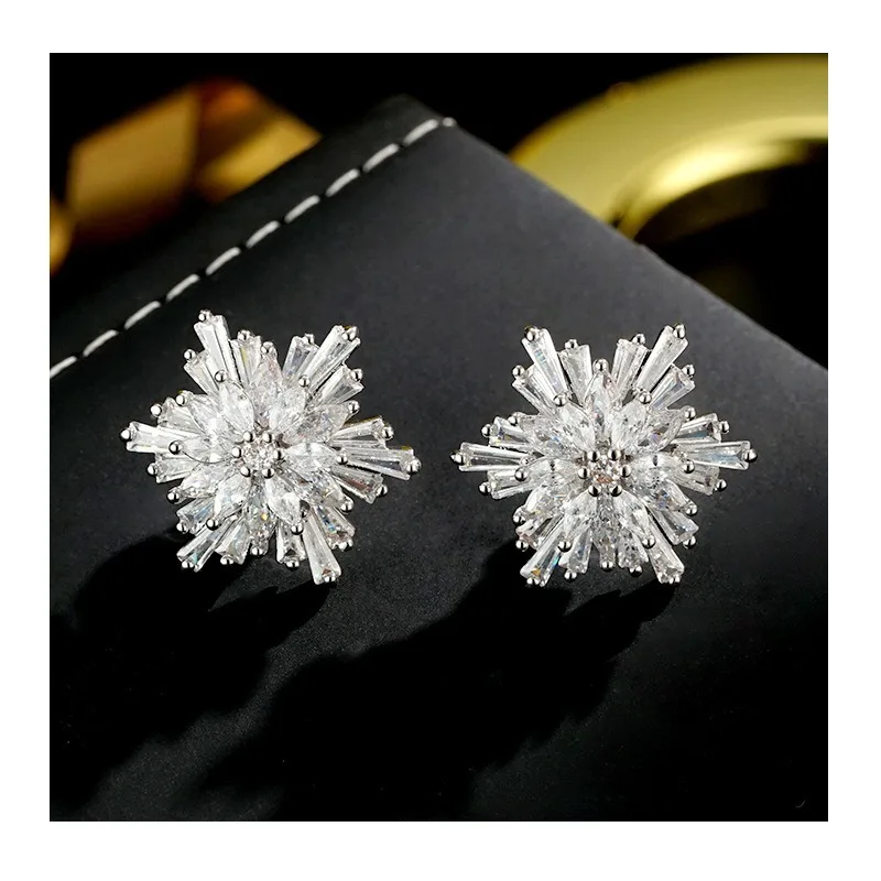 Korean Version of Temperament New Snowflake Zircon Inlaid Exquisite Heavy Industry Stud Earrings Niche High-end Light Luxury Ver
Korean Version of Temperament New Snowflake Zircon Inlaid Exquisite Heavy Industry Stud Earrings Niche High-end Light Luxury Ver