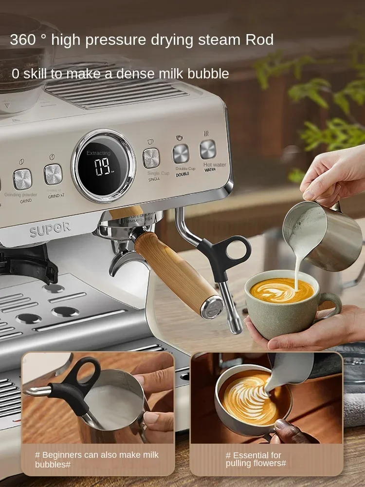 SW-CFB302 Espresso Semi-automatic Coffee Machine With Small Milk Foam Ground Coffee
SW-CFB302 Espresso Semi-automatic Coffee Machine With Small Milk Foam Ground Coffee