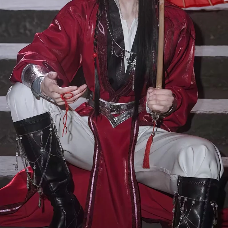 Телевизионный сериал TGCF Heaven Official’s Blessing Hua Cheng Косплей Костюм Huacheng Экипировка Косплей Реквизит Униформа Китайский Hanfu
Телевизионный сериал TGCF Heaven Official’s Blessing Hua Cheng Косплей Костюм Huacheng Экипировка Косплей Реквизит Униформа Китайский Hanfu