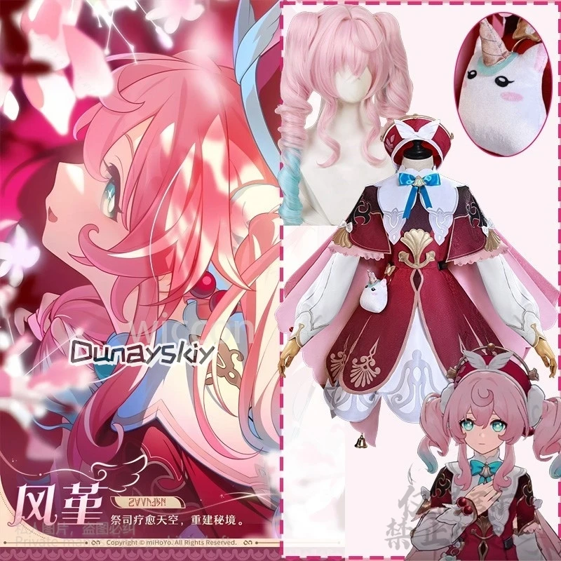 Anime Game Honkai Star Rail Cosplay Hyacine Costume Kawaii Dress Lolita Hat Props Pink Green Wigs For Girls Woman Cosplay
Anime Game Honkai Star Rail Cosplay Hyacine Costume Kawaii Dress Lolita Hat Props Pink Green Wigs For Girls Woman Cosplay
