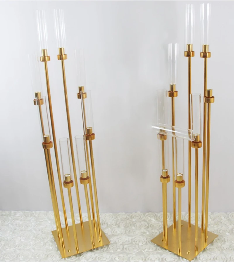 10PCS Metal Candle Holder Candlestick Flower Vase Wedding Table Centerpiece Candelabra Pillar Stand Road Lead Party Decor
10PCS Metal Candle Holder Candlestick Flower Vase Wedding Table Centerpiece Candelabra Pillar Stand Road Lead Party Decor