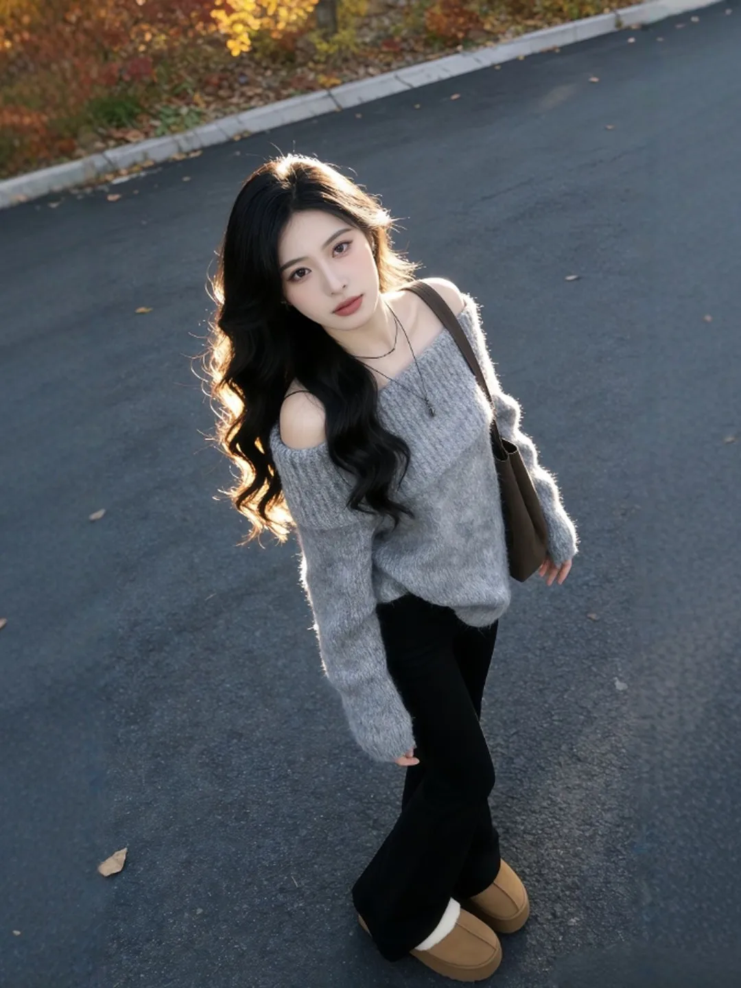 Laid-ba Sle Unique oulder-Baring Long Sve Sweater Faionable Loose Fit Spring Top for Women Casual Asymmetrical
Laid-ba Sle Unique oulder-Baring Long Sve Sweater Faionable Loose Fit Spring Top for Women Casual Asymmetrical