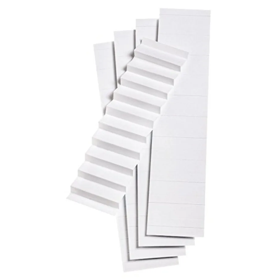 Blank Inserts for 1/5 Cut Hanging File Folders, 2 in, White, 100/Pack 242 (3 Pack)
Blank Inserts for 1/5 Cut Hanging File Folders, 2 in, White, 100/Pack 242 (3 Pack)