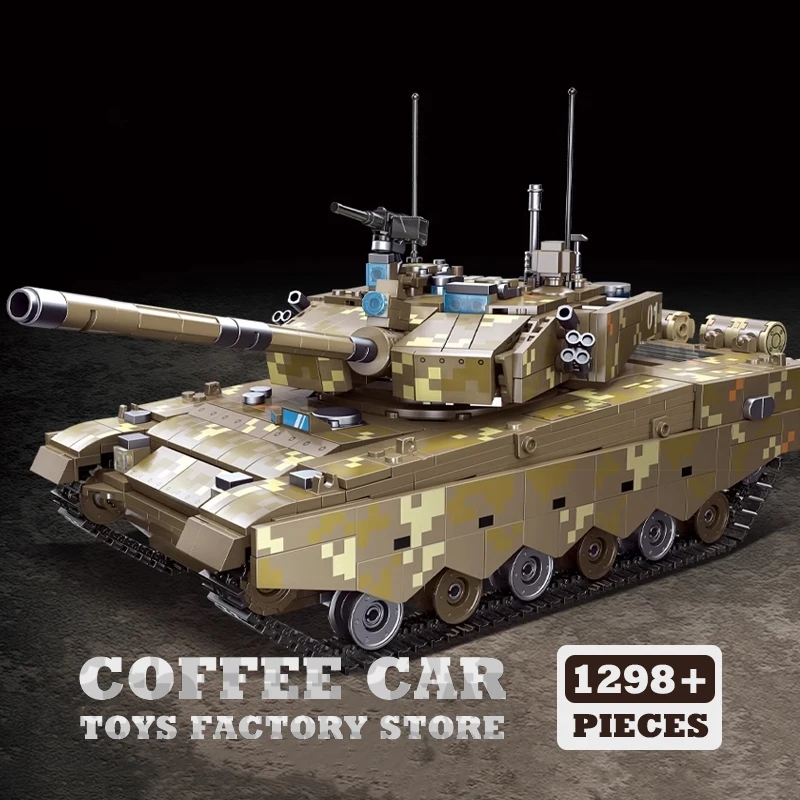 99A Main Battle Tank Building Bricks Plastic Model Armored Vehicle Military MOC Blocks Set Soldier Car Toys Boys Kids Adult Gift
99A Main Battle Tank Building Bricks Plastic Model Armored Vehicle Military MOC Blocks Set Soldier Car Toys Boys Kids Adult Gift