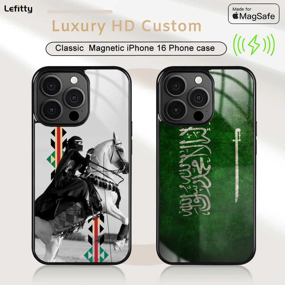 Kingdom Of Saudi Arabia Flag Phone Case For iPhone 16 15 14 13 12 11 Pro Max Plus Mini Magnetic Magsafe Wireless Charging Cover
Kingdom Of Saudi Arabia Flag Phone Case For iPhone 16 15 14 13 12 11 Pro Max Plus Mini Magnetic Magsafe Wireless Charging Cover
