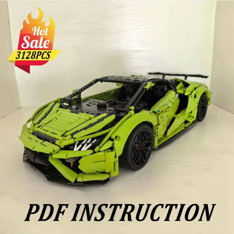 New Technical MOC- 72491 SuperCar Custom Vehicle Model Building Blocks Brick DIY Toys Assembly Birthday Christmas Gifts For Kids
New Technical MOC- 72491 SuperCar Custom Vehicle Model Building Blocks Brick DIY Toys Assembly Birthday Christmas Gifts For Kids