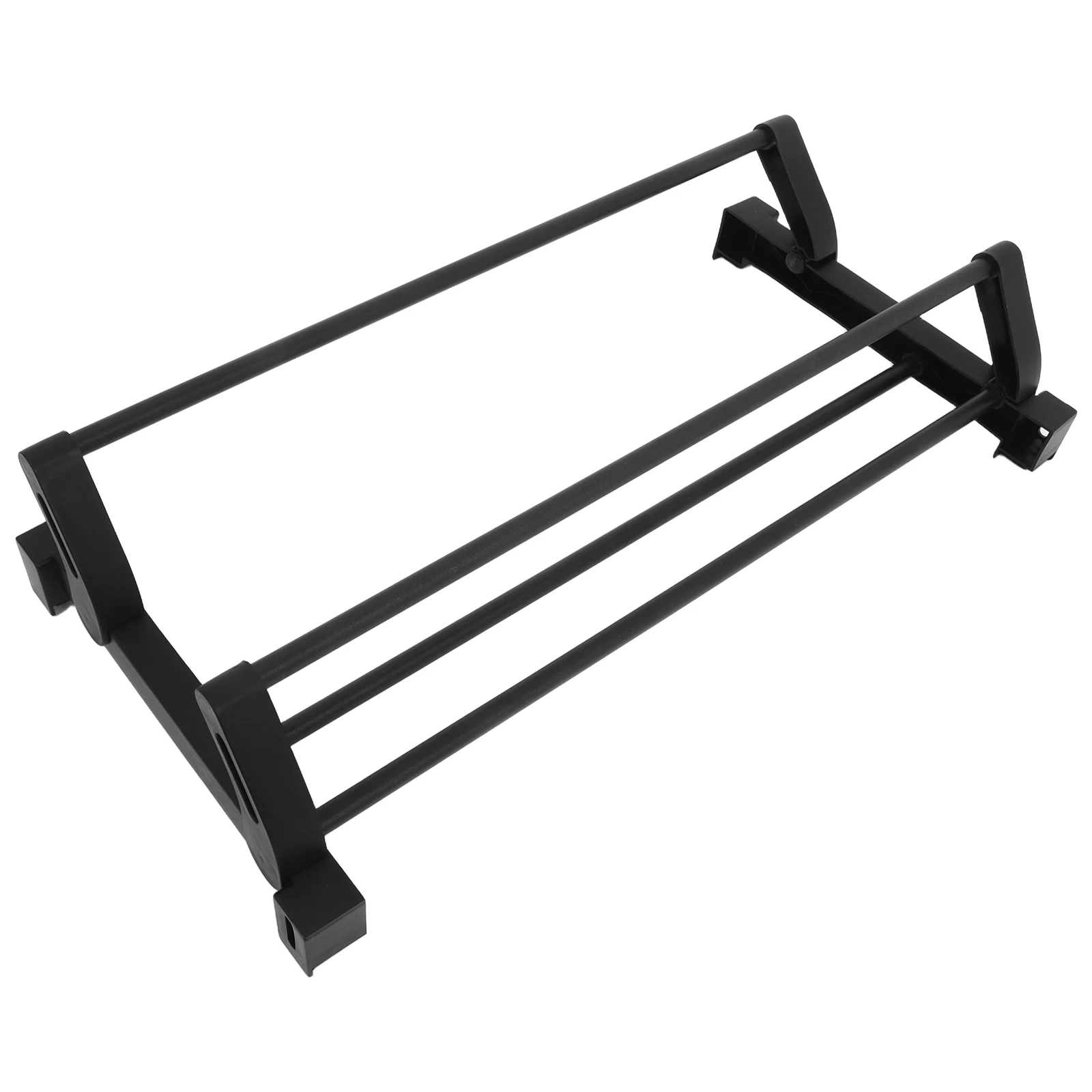 Wall Mounted Shoe Rack 2 Layer Foldable 50CM Black Plastic Metal Spacesaving Door Shoes Storage No Drilling Required
Wall Mounted Shoe Rack 2 Layer Foldable 50CM Black Plastic Metal Spacesaving Door Shoes Storage No Drilling Required