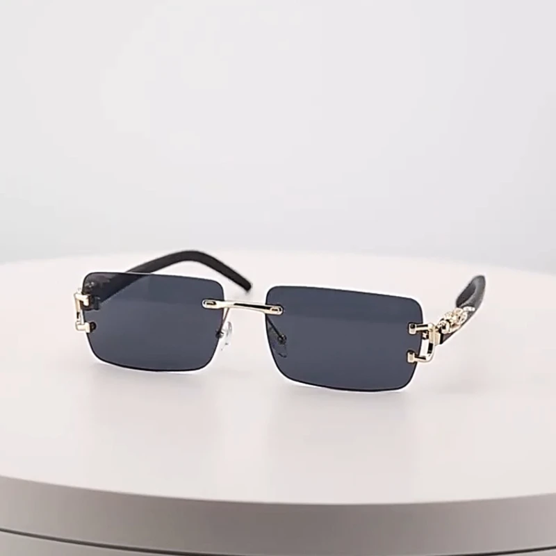 Unisex Frameless Square Sunglasses Lightweight UV Protection Classic Shades For Men Women Summer Beach Travel Driving
Unisex Frameless Square Sunglasses Lightweight UV Protection Classic Shades For Men Women Summer Beach Travel Driving
