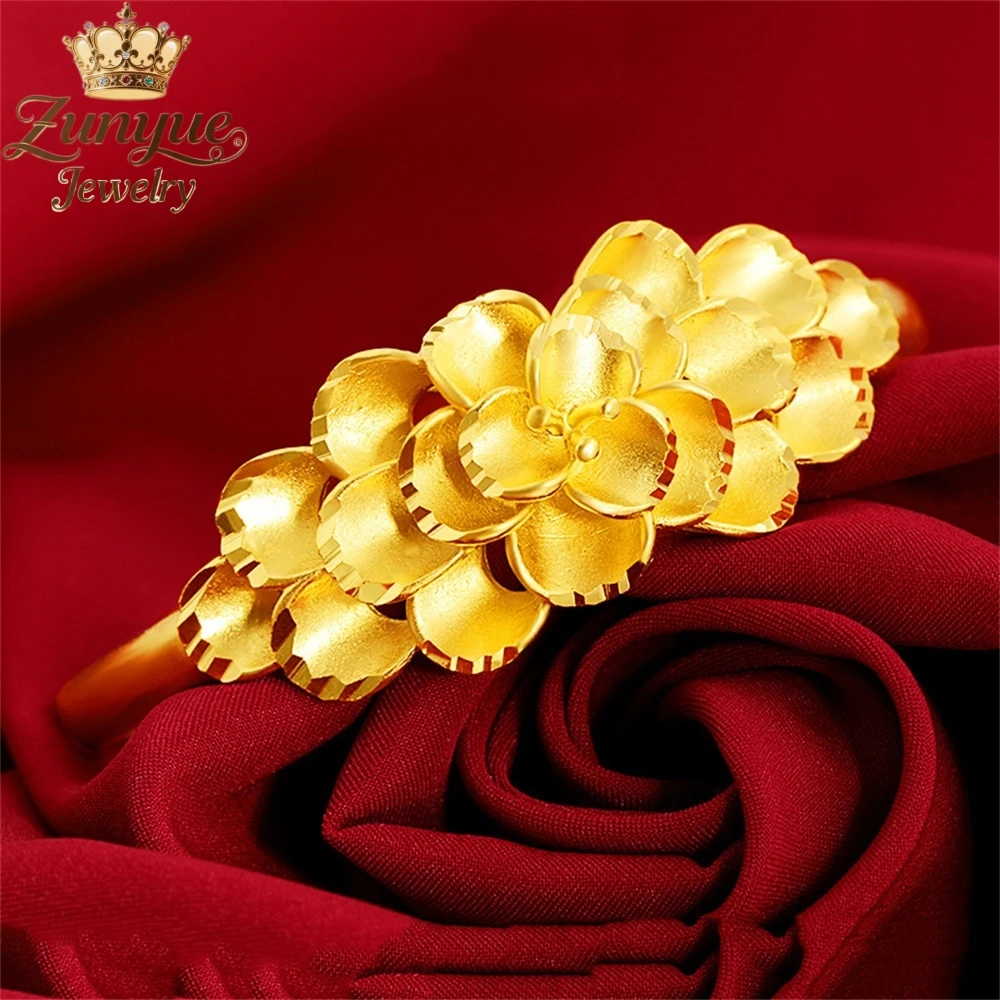 Sand Gold Multi-Layer Large Flower Bracelet Luxury Quality Jewelry Best Selling Fashion Jewelry Exquisite Elegant Popular Charms 
Sand Gold Multi-Layer Large Flower Bracelet Luxury Quality Jewelry Best Selling Fashion Jewelry Exquisite Elegant Popular Charms
