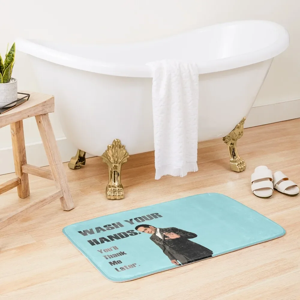 Wash Your Hands_You'll Thank me Later_Andrian Monk. Bath Mat Quick-Drying Bathroom Kitchen Carpet Non Slip Carpet Mat 
Wash Your Hands_You'll Thank me Later_Andrian Monk. Bath Mat Quick-Drying Bathroom Kitchen Carpet Non Slip Carpet Mat