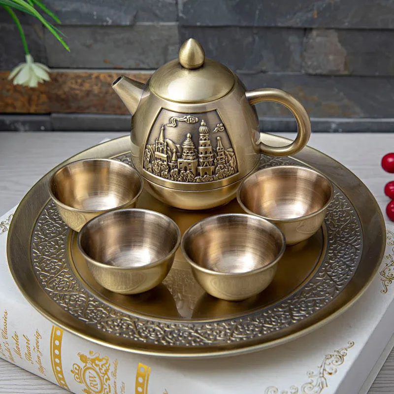 High-End Home Teaware Gifts Suit Cup Bowl Teapot Tea Tray Full Set Exquisite Wedding Tea Set
High-End Home Teaware Gifts Suit Cup Bowl Teapot Tea Tray Full Set Exquisite Wedding Tea Set