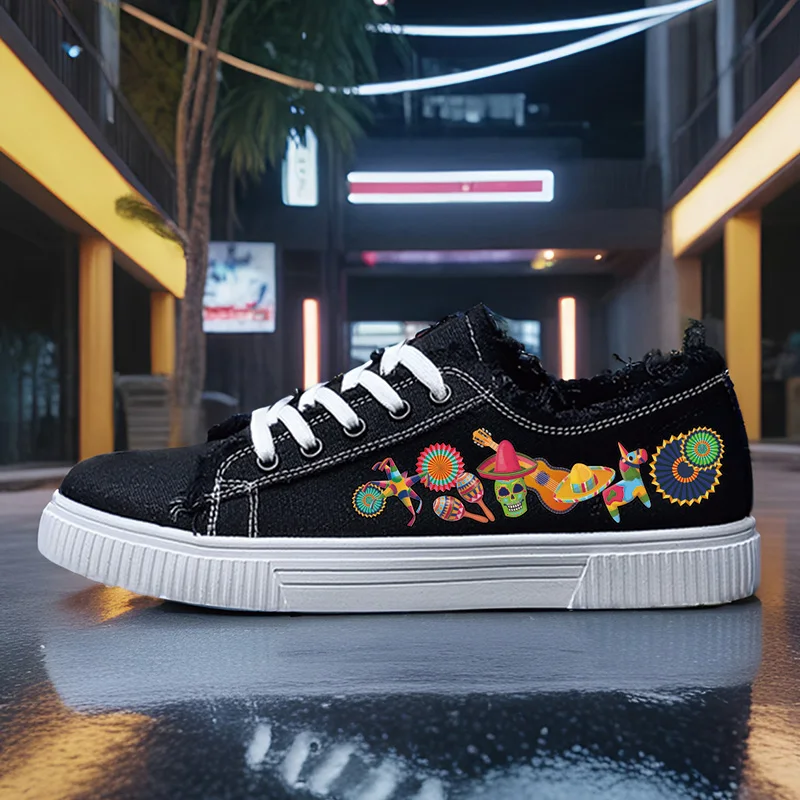 Women's Sports Shoes for All Seasons, Daily Life, Casual and Simple Women's Canvas Shoes, Guitar High-Top Round Toe Flats Bottom Breathable Vulcanized Shoes, Digital Printing Women's Shoes
Women's Sports Shoes for All Seasons, Daily Life, Casual and Simple Women's Canvas Shoes, Guitar High-Top Round Toe Flats Bottom Breathable Vulcanized Shoes, Digital Printing Women's Shoes