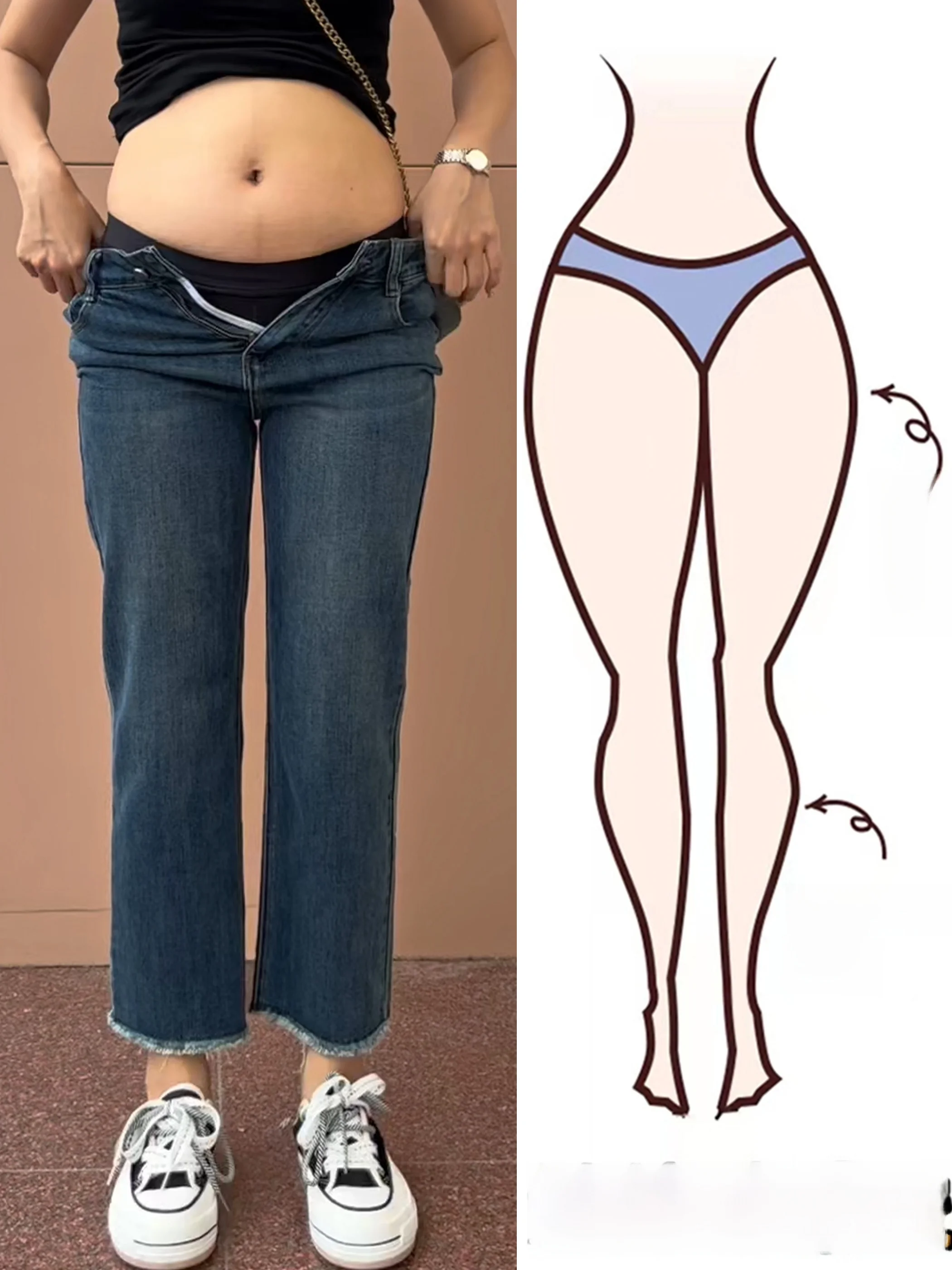 Джинсы с высокой талией, прямые, в стиле ретро, больших размеров, с эффектом скрытия бедер, с бахромой, французские брюки-«багет», джинсы-«труба» длиной до щиколотки
Джинсы с высокой талией, прямые, в стиле ретро, больших размеров, с эффектом скрытия бедер, с бахромой, французские брюки-«багет», джинсы-«труба» длиной до щиколотки