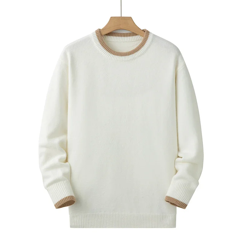 Outdoor Cycling Sportswear Color-blocking Round-neck Sweater Men's Solid Color Loose Simple Knitted Sweater Lazy Soft Couple Top
Outdoor Cycling Sportswear Color-blocking Round-neck Sweater Men's Solid Color Loose Simple Knitted Sweater Lazy Soft Couple Top