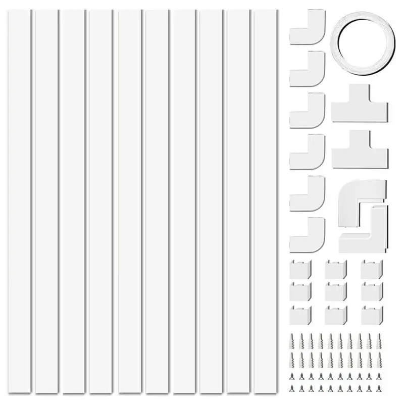 BAAJ-4M Electrical Cable Trunking White Cable Concealer On Wall For One Cord Paintable PVC Cable Cover
BAAJ-4M Electrical Cable Trunking White Cable Concealer On Wall For One Cord Paintable PVC Cable Cover