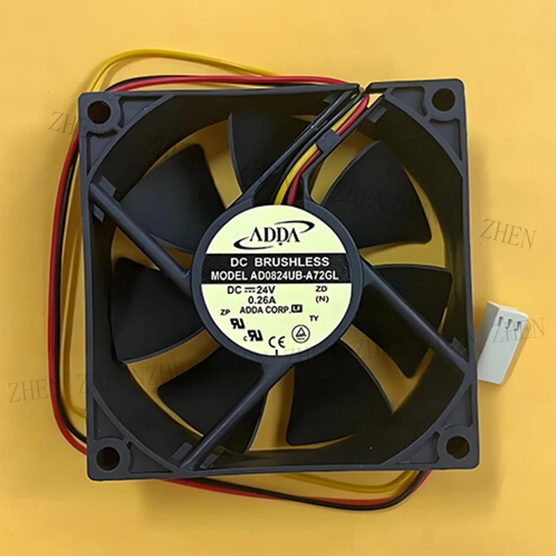 S New for ADDA AD0824UB-A72GL 24V 0.26A 3-wire inverter fan#QW
S New for ADDA AD0824UB-A72GL 24V 0.26A 3-wire inverter fan#QW