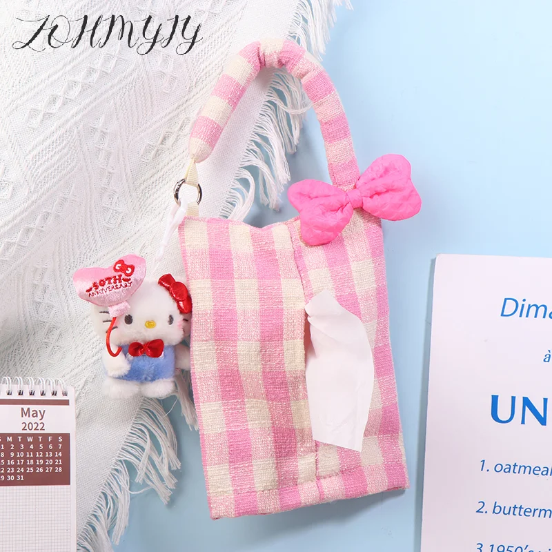 Kawaii Hello Kitty Hangable Tissue Box Sanrio KT Cat Car Decorative Paper Box Home Hanging Tissue Bag
Kawaii Hello Kitty Hangable Tissue Box Sanrio KT Cat Car Decorative Paper Box Home Hanging Tissue Bag
