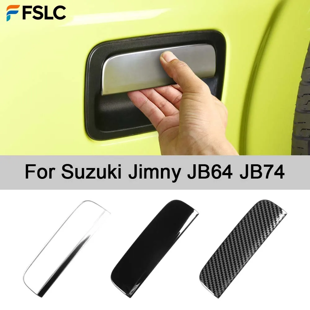 For Suzuki Jimny JB64 JB74 Stainless Steel Tailgate Handle Cover, Trunk Door Protective Trim, Exterior Decor Sticker Accessories
For Suzuki Jimny JB64 JB74 Stainless Steel Tailgate Handle Cover, Trunk Door Protective Trim, Exterior Decor Sticker Accessories