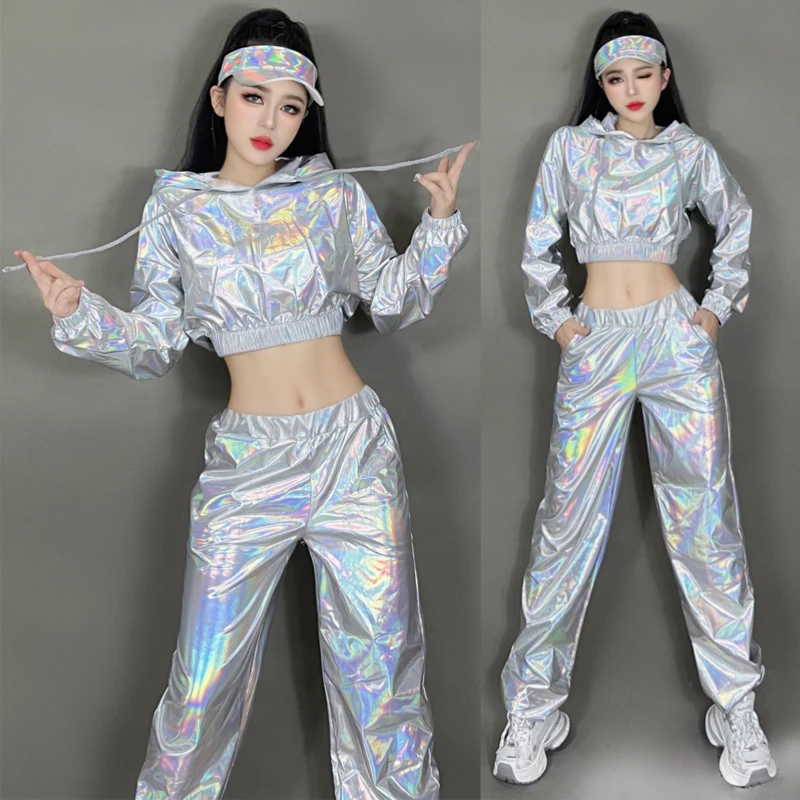Group Laser Jazz Dance Costumes For Women Hip Hop Dance Suit Bar Ds Dj Rave Outfit Stage Performance Street Dancewear XS9072
Group Laser Jazz Dance Costumes For Women Hip Hop Dance Suit Bar Ds Dj Rave Outfit Stage Performance Street Dancewear XS9072