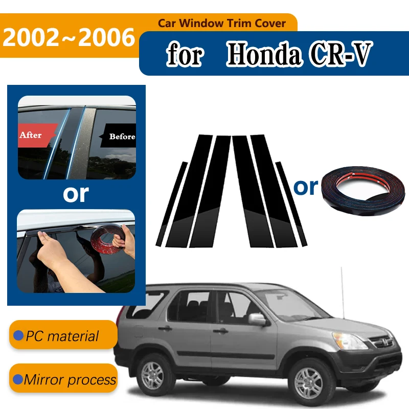 Полированные столбы для автомобиля Honda CR V 2002 2003 2004 2005 CRV 2 RD, отделка окон автомобиля, наклейки на колонку B C, автомобильные аксессуары
Полированные столбы для автомобиля Honda CR V 2002 2003 2004 2005 CRV 2 RD, отделка окон автомобиля, наклейки на колонку B C, автомобильные аксессуары