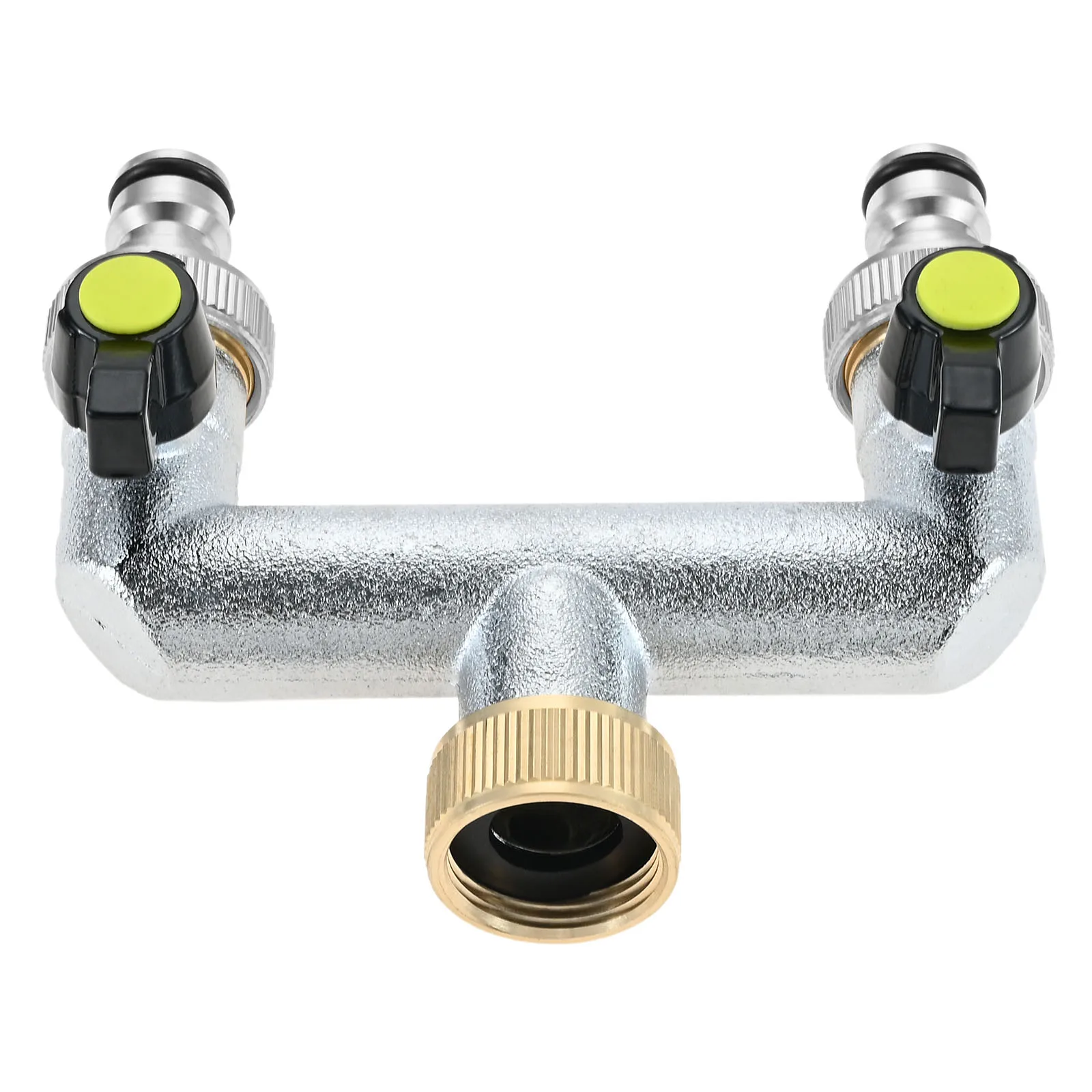 Garden 2-Way Tap Water Distributor Extended Handle 3/4"" Connection Distributor with Individual Shut-off Valves 1/2 Pipe Adapter
Garden 2-Way Tap Water Distributor Extended Handle 3/4"" Connection Distributor with Individual Shut-off Valves 1/2 Pipe Adapter
