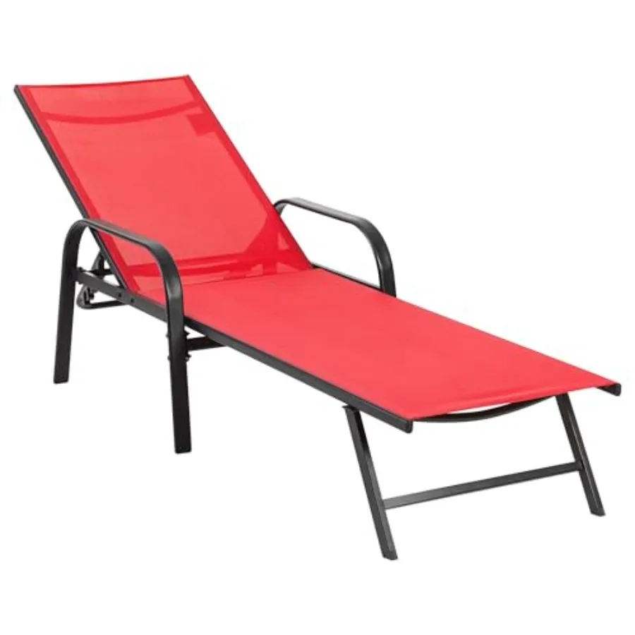 Outdoor Lounge Chair for Pool, Chaise Lounge Chairs with 5-Position Recliner, 350 lbs Heavy Duty Patio Pool Chair, Outdoor Sun
Outdoor Lounge Chair for Pool, Chaise Lounge Chairs with 5-Position Recliner, 350 lbs Heavy Duty Patio Pool Chair, Outdoor Sun