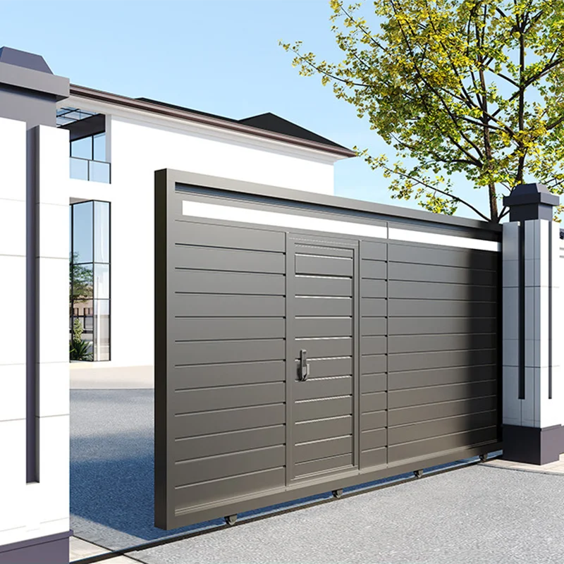 Automatic Gate Industrial Entrance Gates Aluminum Cantilever Sliding Gate Automatic Cantilever Gate for Outdoor Factory
Automatic Gate Industrial Entrance Gates Aluminum Cantilever Sliding Gate Automatic Cantilever Gate for Outdoor Factory