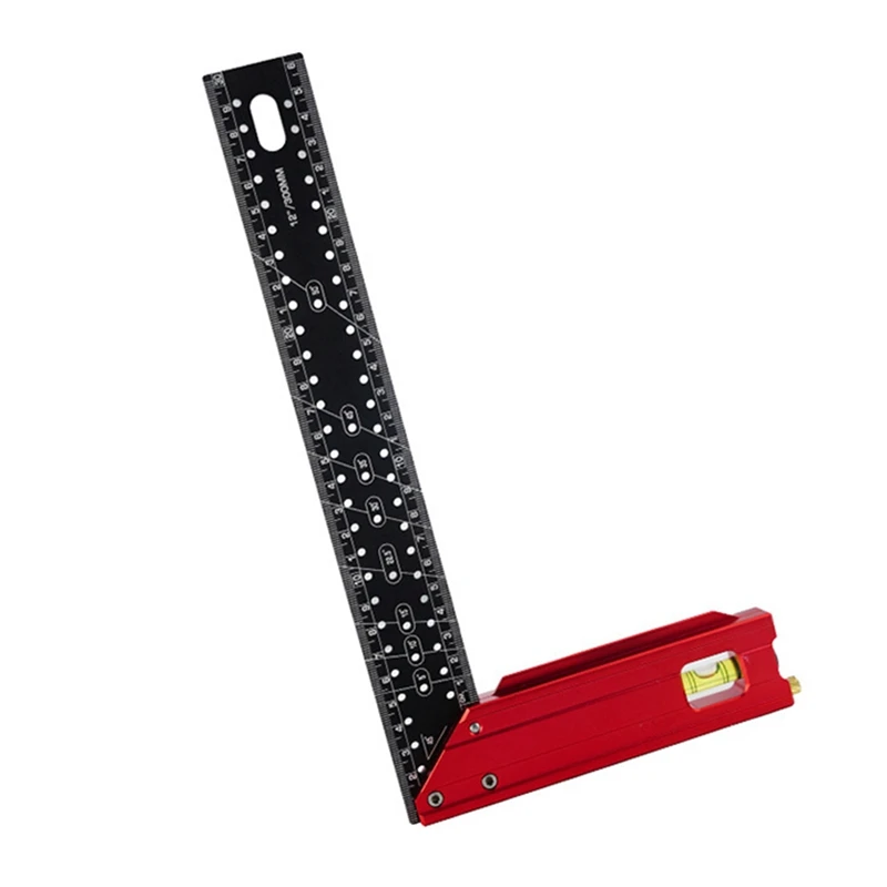 BAAG-New High-Precision Aluminum Alloy Multi-Function 90 Degree Woodworking Square Combination Square Hole Ruler
BAAG-New High-Precision Aluminum Alloy Multi-Function 90 Degree Woodworking Square Combination Square Hole Ruler