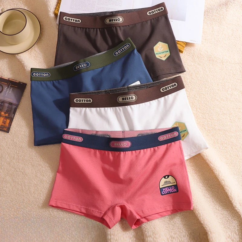 Women Cotton Panties Student Girl Boxer Ladies Breathable Solid Sports Shorts Pants Mid-waist Boyshort Underwear Intimates M-XXL
Women Cotton Panties Student Girl Boxer Ladies Breathable Solid Sports Shorts Pants Mid-waist Boyshort Underwear Intimates M-XXL