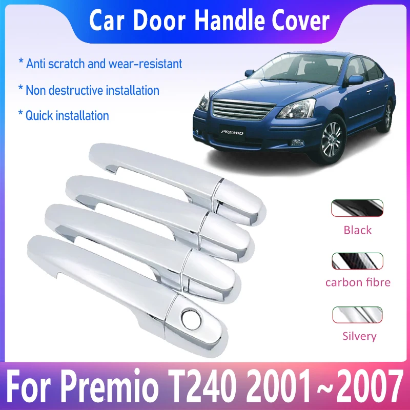 Chrome Door Exterior Handle Cover For Toyota Premio Allion T240 2001~2007 Smart Handles Case Sticker Trim Accessories 2005 2006
Chrome Door Exterior Handle Cover For Toyota Premio Allion T240 2001~2007 Smart Handles Case Sticker Trim Accessories 2005 2006