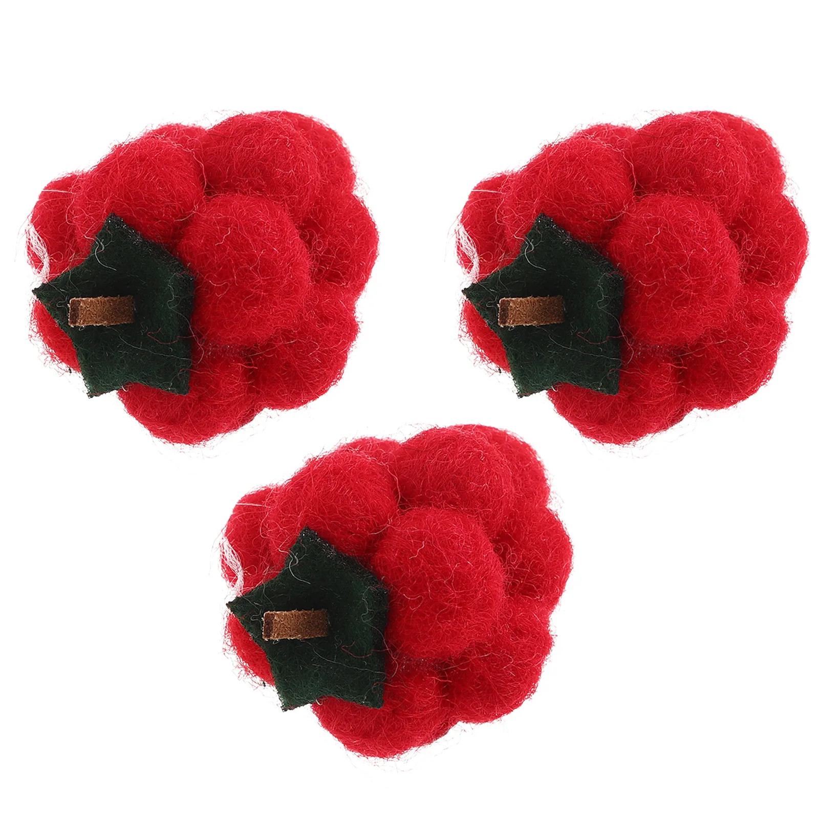 3 Pcs Simulated Fruit Hairpin Felt Craft Accessories for DIY Decor Korean Style Soft Lightweight Durable Cartoon Toy Clip
3 Pcs Simulated Fruit Hairpin Felt Craft Accessories for DIY Decor Korean Style Soft Lightweight Durable Cartoon Toy Clip