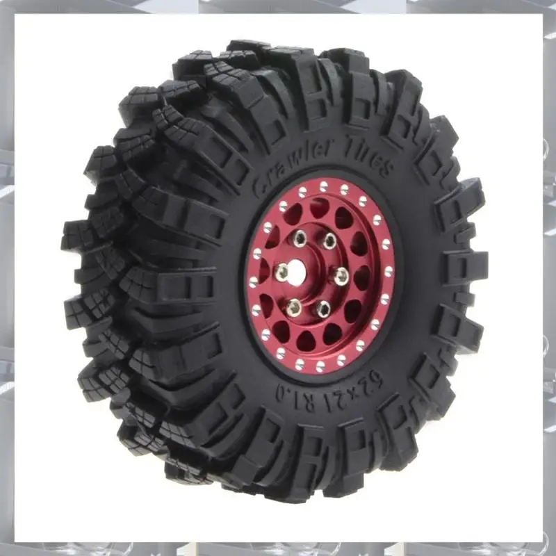 A84F-4Pcs 62X21mm 1.0 Inch Metal Beadlock Wheel Rim Tire Set For 1/18 1/24 RC Crawler Car TRX4M Axial SCX24 AX24 FCX24
A84F-4Pcs 62X21mm 1.0 Inch Metal Beadlock Wheel Rim Tire Set For 1/18 1/24 RC Crawler Car TRX4M Axial SCX24 AX24 FCX24