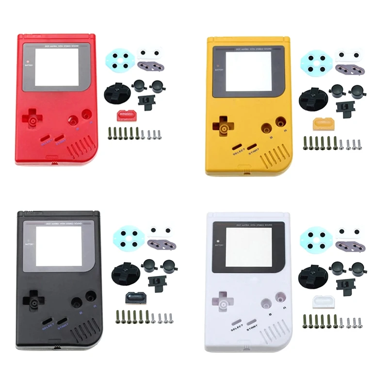 A56G-For GBP Full Set Housing Shell Cover For Gameboy Pocket GBP Game Console Protective Case With Buttons Conductive Pads
A56G-For GBP Full Set Housing Shell Cover For Gameboy Pocket GBP Game Console Protective Case With Buttons Conductive Pads