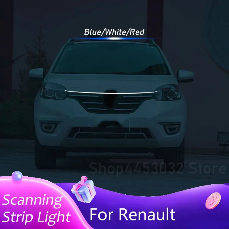 DRL Car LED Hood Light Strip For Renault Koleos 2008 Twingo Clio Megane Daytime Running Lights Start Scanning Lamp Accessories
DRL Car LED Hood Light Strip For Renault Koleos 2008 Twingo Clio Megane Daytime Running Lights Start Scanning Lamp Accessories