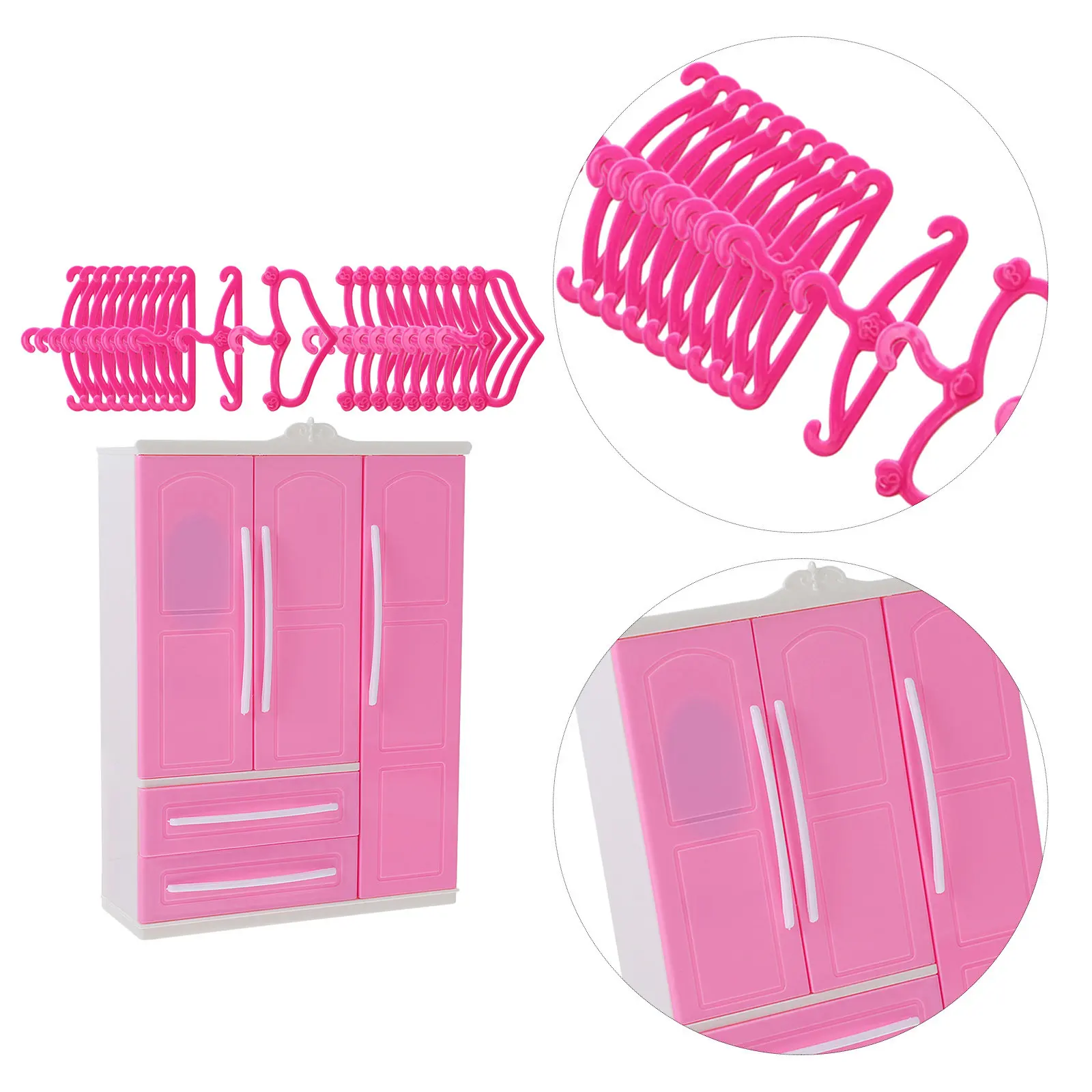 Набор из 3-х мини-шкафов для хранения одежды и демонстрации в комнате, тонкая работа, реалистичный дизайн, простое размещение
Набор из 3-х мини-шкафов для хранения одежды и демонстрации в комнате, тонкая работа, реалистичный дизайн, простое размещение