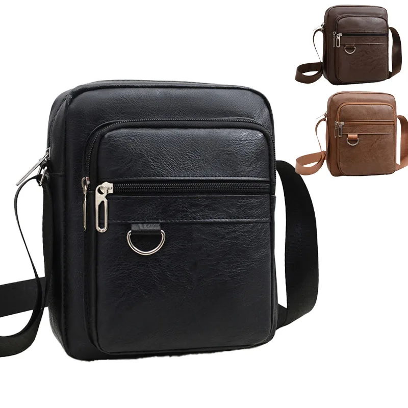 2025 New Men Leisure Commuter Shoulder Crossbody Bag Fashion Male PU Handbag Vertical Large Capacity Leather phone Bag For men 
2025 New Men Leisure Commuter Shoulder Crossbody Bag Fashion Male PU Handbag Vertical Large Capacity Leather phone Bag For men