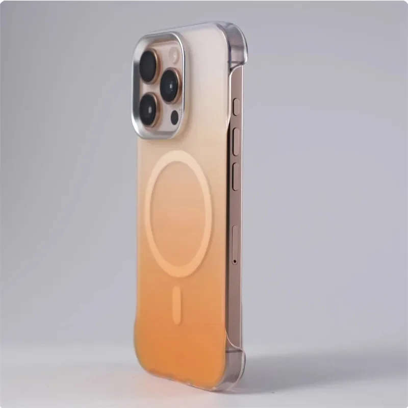 Ultra Thin Frameless Gradient Color For MagSafe Case for iPhone 16 Pro Max 15 Plus 14 13 12 Slim Borderless Hard Magnetic Cover
Ultra Thin Frameless Gradient Color For MagSafe Case for iPhone 16 Pro Max 15 Plus 14 13 12 Slim Borderless Hard Magnetic Cover