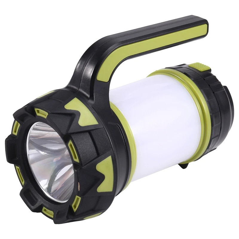 LED Lantern Camping Flashlight Rechargeable Waterproof Searchlight Emergency Multi-Function Searchlight Black And Green
LED Lantern Camping Flashlight Rechargeable Waterproof Searchlight Emergency Multi-Function Searchlight Black And Green